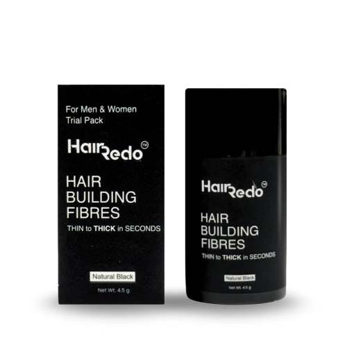 Pure Keratin Hair Fibers, 4.5g Classical Pack (Natural Black)